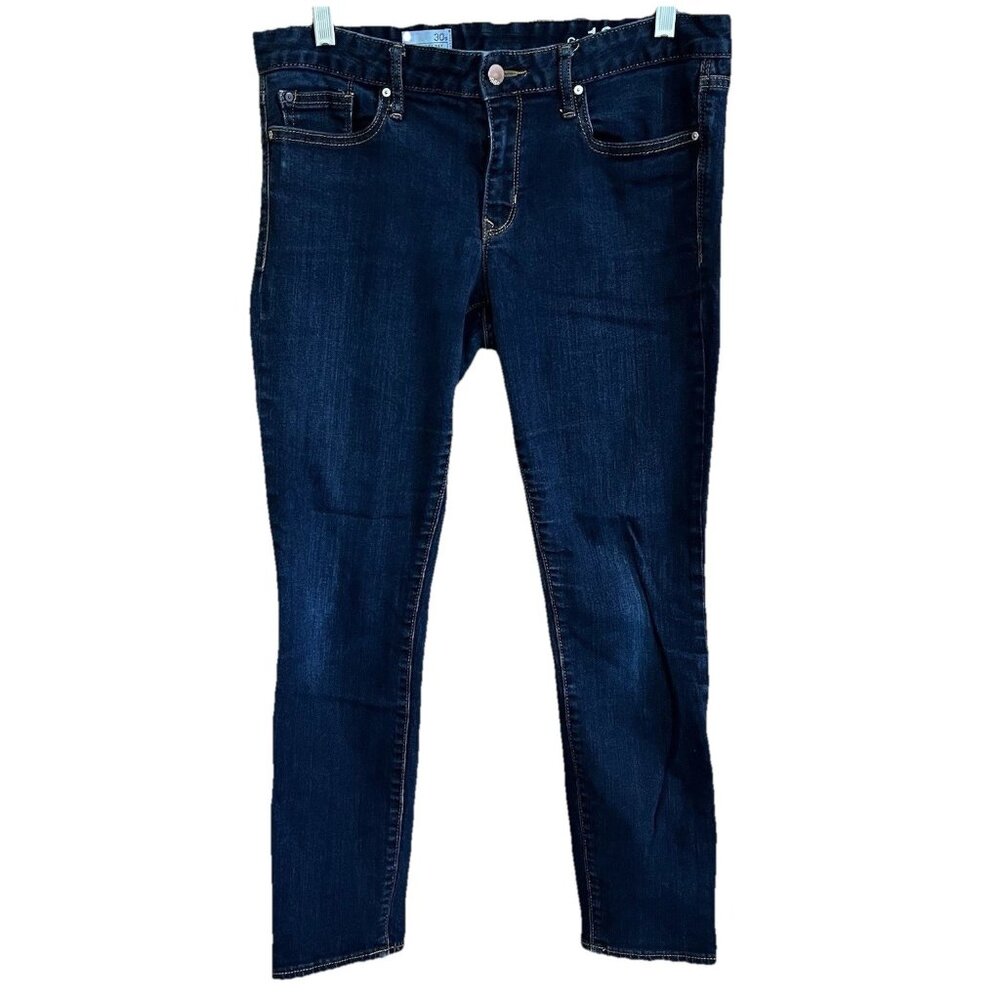 GAP Women's Skinny Jeans in Dark Blue Wash
